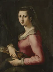 Portrait of a Woman as Saint Catherine, c. 1560