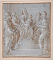 The Virgin and Child Enthroned with Saints (c.1525)