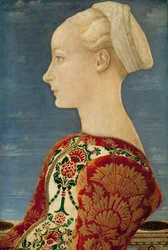 Profile Portrait of a Young Woman