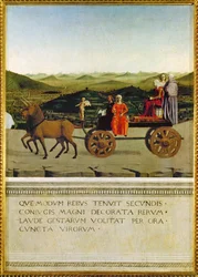 Allegorical Triumph of Battista Sforza