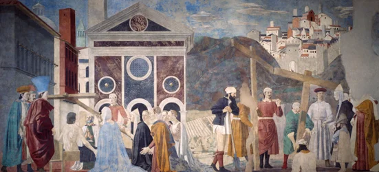 Detail from the Legend of the True Cross Showing Discovery and Verification of True Cross