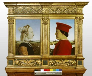 Portraits of Federico da Montefeltro (Frederic de Montefeltre), Duke of Urbino (1422-1482), and Battista Sforza (1446-1472)