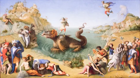 Perseus freeing Andromeda