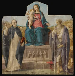 Virgin and Child with Saints Vincent Ferrer and Jerome