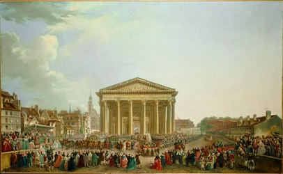 Louis XV Laying the Foundation Stone of the Church of Ste