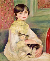 Julie Manet, also known as the Child with a Cat