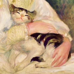 Julie Manet, also known as the Child with a Cat