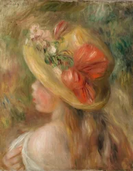 Young Girl with Hat