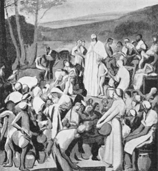 St Denis Preaching to the Gauls