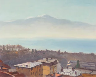 The Roofs of Ouchy and Lake Geneva