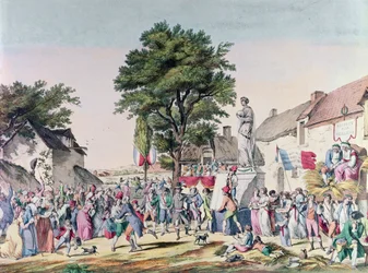 Village Festival in Honour of Old Age at the Time of the French Revolution, 1795