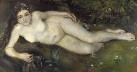 A Nymph by a Stream, 1869-1870
