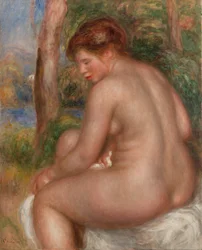 Bather in Three-Quarter View