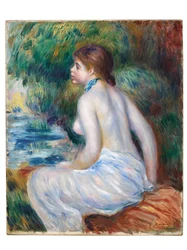 Bather sitting
