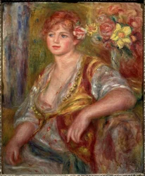 Blonde with the Rose (Portrait of Andree Madeleine Heuschling)