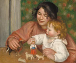 Child with Toys - Gabrielle and the Artist