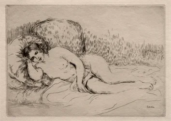 Nude Woman Lying Down