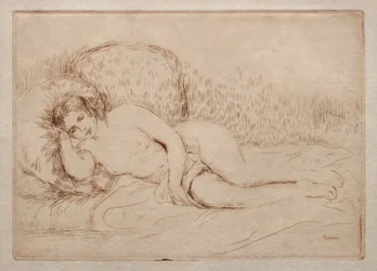 Nude Woman Lying Down