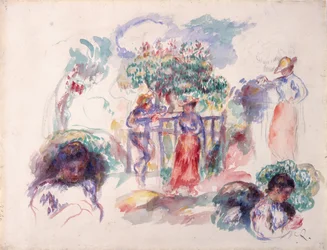 Figures Under a Tree, 1880-82