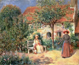 Garden Scene in Brittany