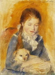 Girl with Dog