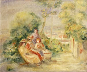 Girls in a Garden, c. 1895
