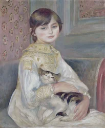 Julie Manet, also known as the Child with a Cat