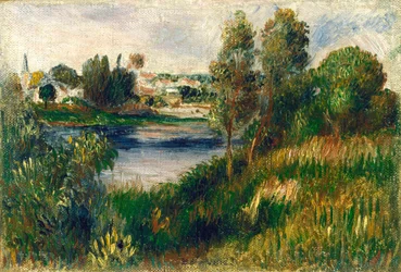 Landscape at Vétheuil, c. 1890
