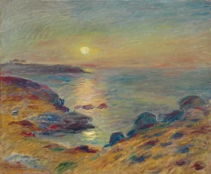 Sunset at Douarnenez, c. 1883
