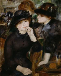 Two Girls in Black, 1880-1882
