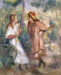 Two Girls in the Garden at Montmartre, 1895