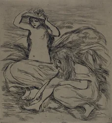 Two Women Bathing