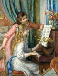 Two Young Girls at the Piano, 1892