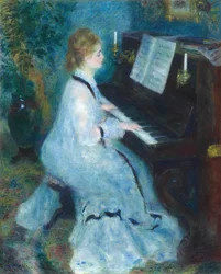 Woman at the Piano, 1875-76