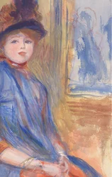 Young Girl in a Blue Dress