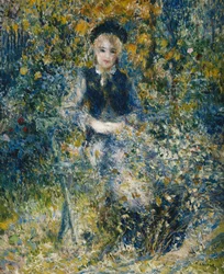 Young Girl on a Bench