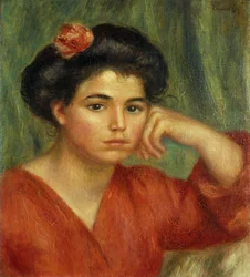 Young Woman with a Rose, 1907