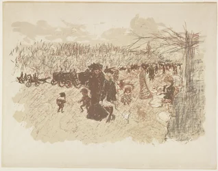 Avenue in the Bois de Boulogne, c. 1898 (published 1899)
