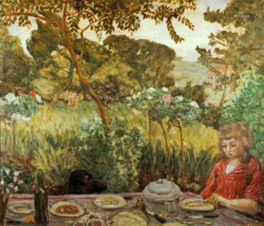 End of Meal in the Garden