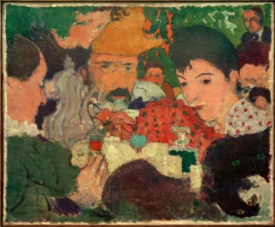 Snack in the Garden, Study for Afternoon in the Garden