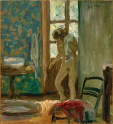 The Toilette. Nude with Towel