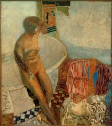 Nude at the Bathtub (After the Bath)