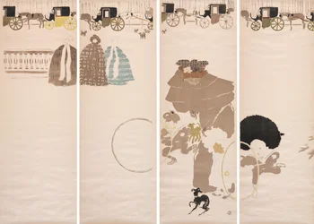 Nursemaids’ Promenade, Frieze of Carriages