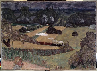 Landscape with Freight Train