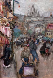 Parisian Landscape or The Batignolles (detail)