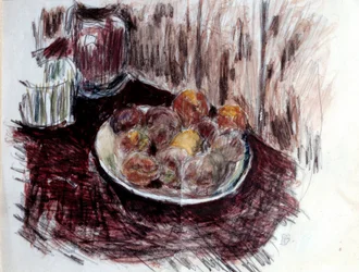 Still Life with Peaches