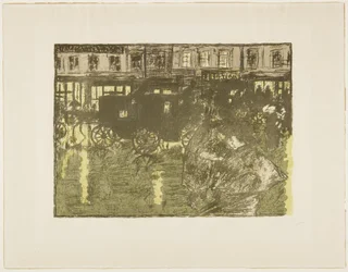 Street at Night in the Rain, c. 1896-1897