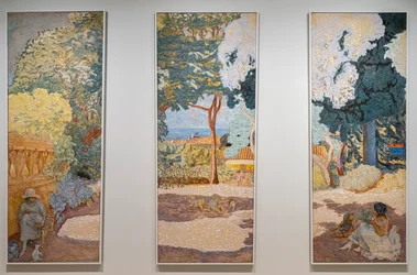 The Mediterranean. Triptych. Study in Saint-Tropez