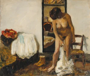 Woman Undressing
