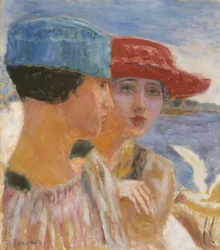 Young Girls with a Seagull